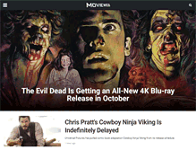 Tablet Screenshot of movieweb.com